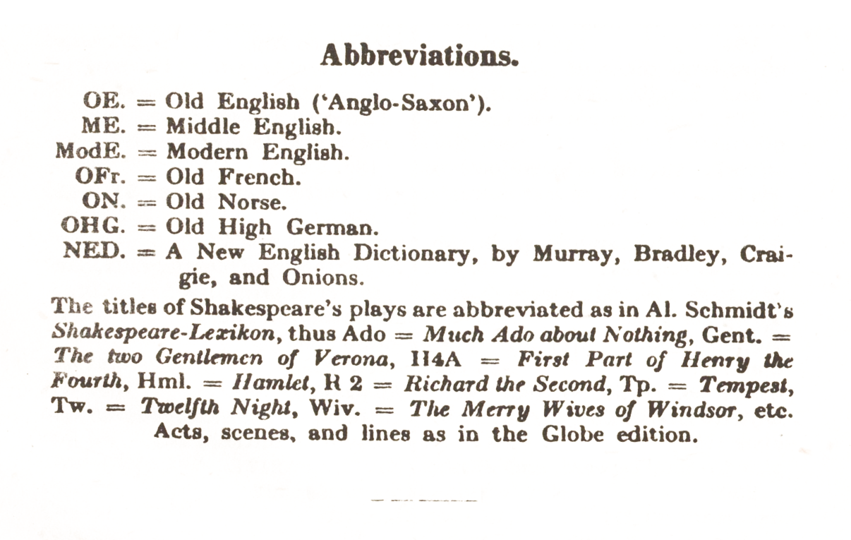 Abbreviations